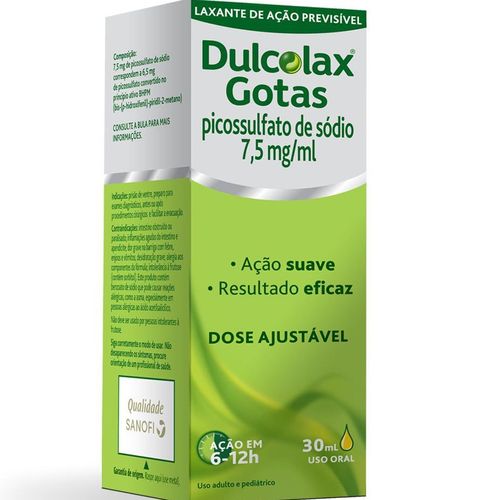 Laxante Dulcolax Gotas 7,5mg/ml com 30ml
