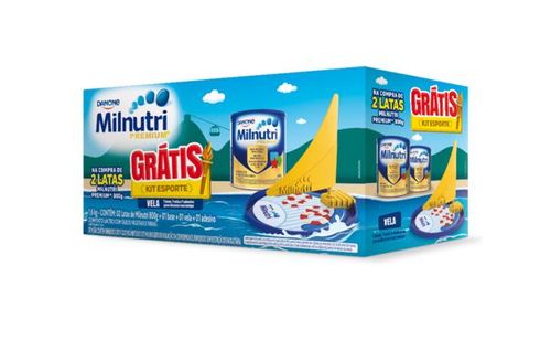 Composto Lácteo Pack Promocional Milnutri Premium 2x800g - Brinde Grátis
