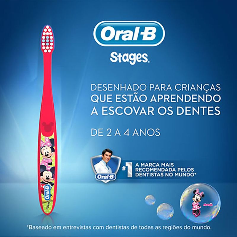 Escova-Dental-Oral-B-Mickey-Minnie-Com-2-Preco-Especial