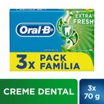 Creme-Dental-Oral-B-Extrafresh-Com-3-Unidades-70g