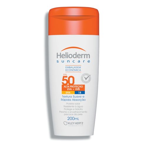 Protetor Solar Helioderm Suncare Fps50 200ml