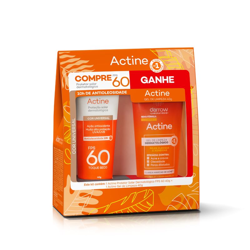 Actine-Protetor-Solar-Fps60-Com-Cor-Gratis-Gel-De-Limpeza-40g