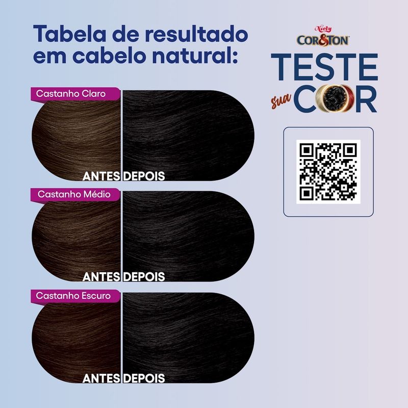 Tintura Cor&Ton Niely 0% Amonia  5.0 Castanho Claro
