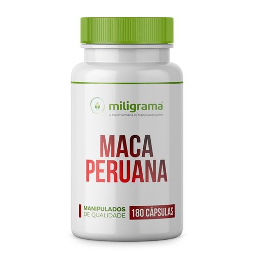 Maca Peruana 500mg 180 Cápsulas