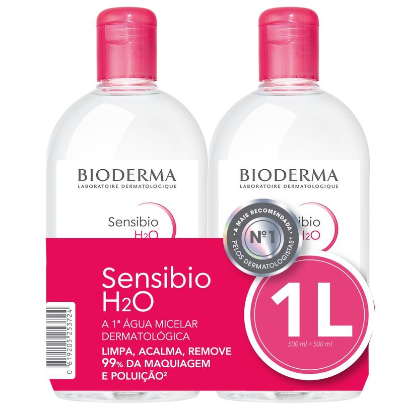 Agua-Micelar-Bioderma-Sensibio-H2o-Kit-Com-2-Unidades-De-500ml-Cada