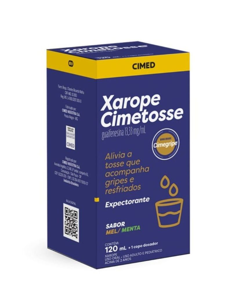 Cimetosse-Guaifenesina-1333mg-Ml-Xarope-Mel-E-Menta-Com-120ml