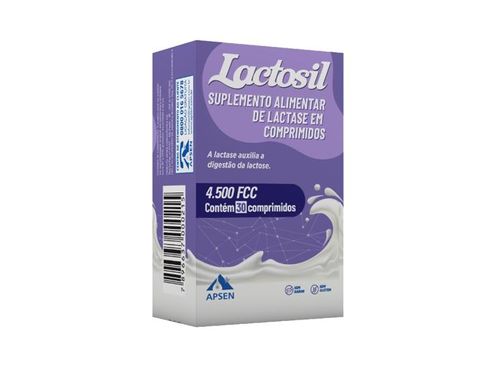 Lactosil 4.500 Fcc Alu Lactose Com 30 Comprimidos