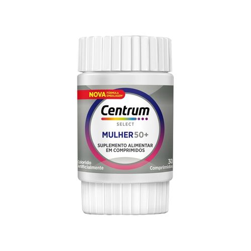 Centrum Select  Multivitaminico Mulher 50 + Vitaminas De A A Z  Com 30 Comprimidos