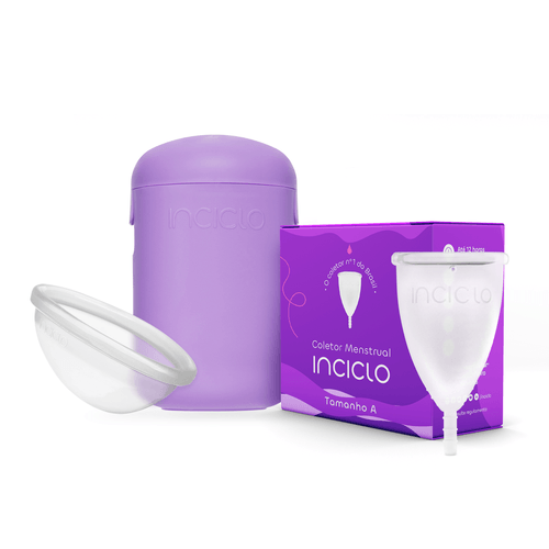 Kit Coletor Menstrual + Disco Menstrual + Cápsula Esterilizadora Inciclo B (de 20 a 29 anos e sem filhos)