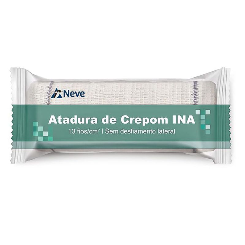 Atadura Crepom INA Neve 13 Fios 10cmx1,8m - unidade