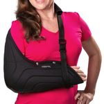 Tipoia Kestal Ortopédica Estofada Bilateral Preta Tam M - unidade