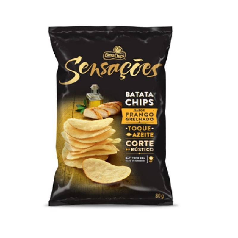 Batata Lisa Sensações Frango Grelhado 80g - fortatacadistamobile