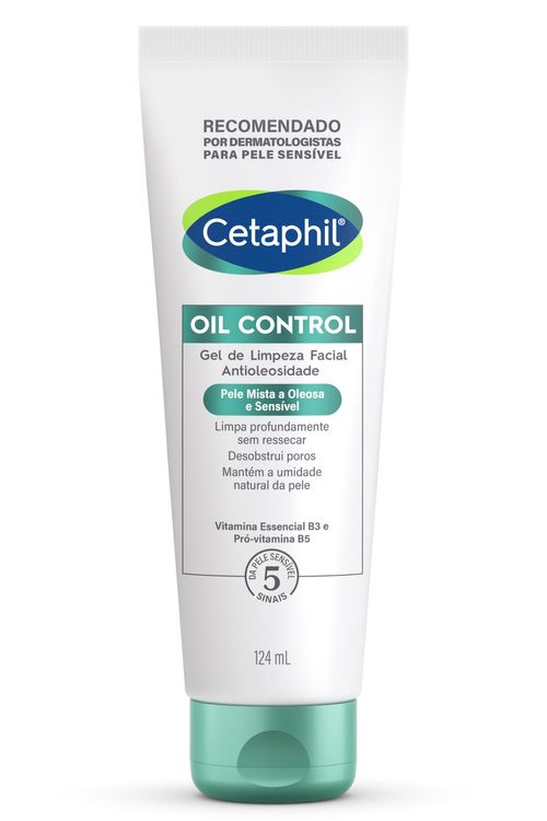 Cetaphil Oil Control Gel De Limpeza Facial Anti Oleosidade 124ml