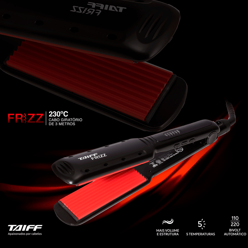 Taiff Frizz Bivolt - Prancha de Cabelo