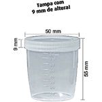 Coletor Universal Com Tampa e Pá 80ml não estéril - unidade