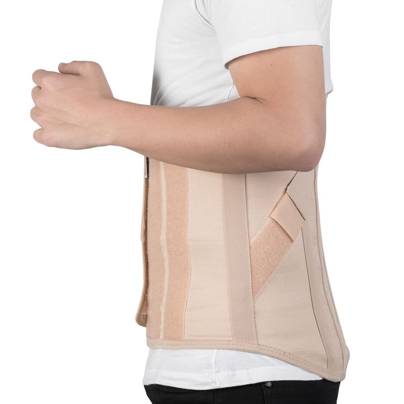 Colete Putti Elástico Reto Alto Mercur - Bege - Tamanho GG