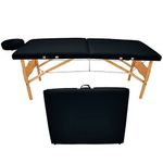 Maca Legno Vega - Portátil Dobrável Com Altura Fixa - Preta