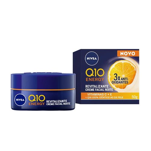 NIVEA Creme Facial Antissinais Q10 Energy Noite 50g