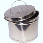 Tambor Inóx - Açonox - 20 X 16 Cm - Com Alça