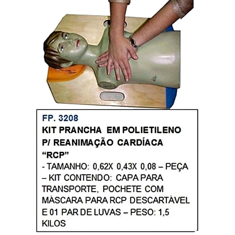 Prancha Polietileno Reani Cardiac FP3208 - unidade