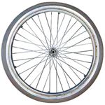 Roda Aro 24 com Pneu para Cadeira de Rodas Ortobras - unidade