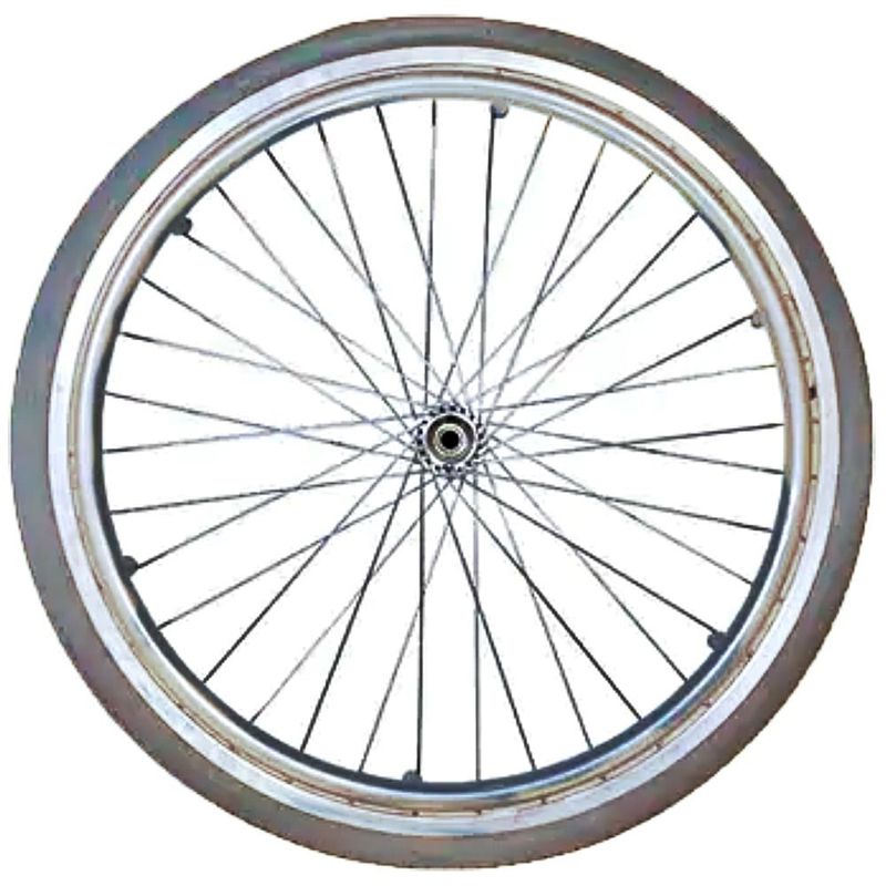 Roda Aro 24 com Pneu para Cadeira de Rodas Ortobras - unidade