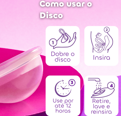 Kit Disco Menstrual Inciclo + Cápsula Esterilizadora Inciclo