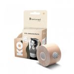 Kit Bandagem Elástica Adesiva Kinesiológica 4 unidade Dellamed Creme