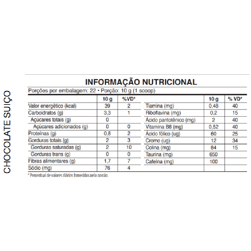 Supercafé Chocolate Suiço Super Nutrition 220g