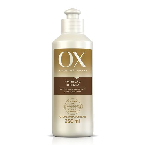 Shampoo 375ml e Condicionador 170ml OX Nutrição Intensa