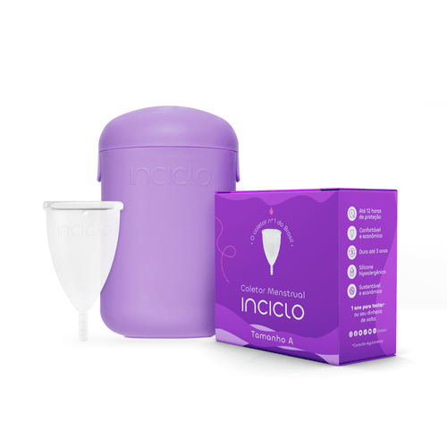 Kit Coletor Menstrual Inciclo + Cápsula Esterilizadora B (de 20 a 29 anos e sem filhos)