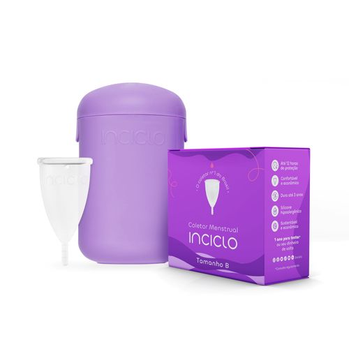 Kit Coletor Menstrual Inciclo + Cápsula Esterilizadora B (de 20 a 29 anos e sem filhos)