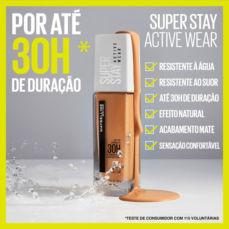 Base Maybelline Longa Duração Superstay Full Coverage 220 Natural Beige 30ml