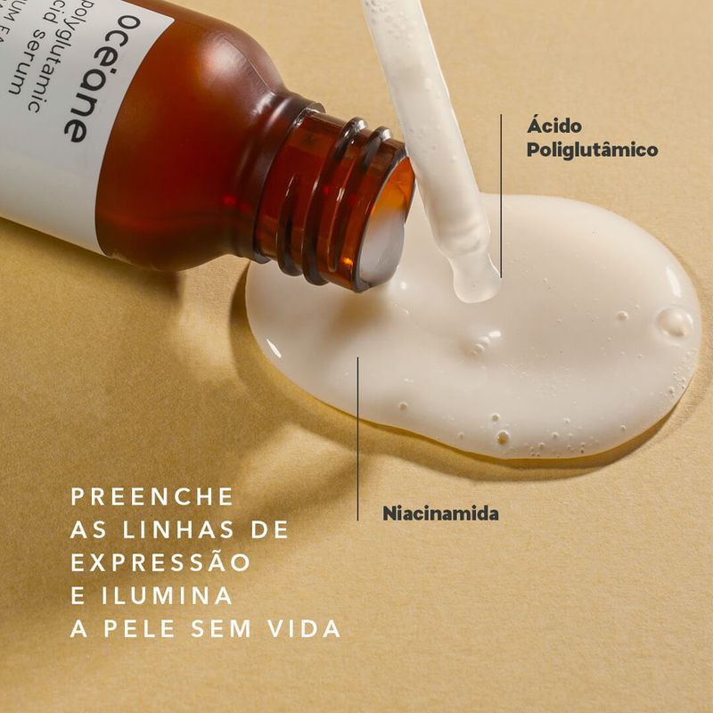 Sérum Facial de Ácido Poliglutâmico - Polyglutamic Acid Serum 30ml