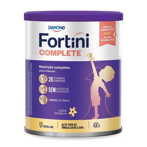 Suplemento Infantil Fortini Complete Baunilha 400g