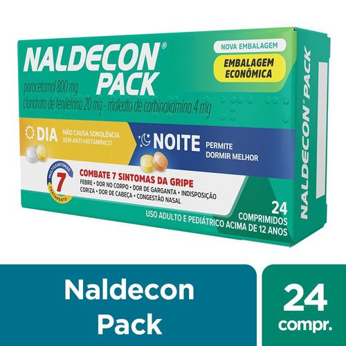 Naldecon Pack Dia e Noite - Caixa 24 Comprimidos