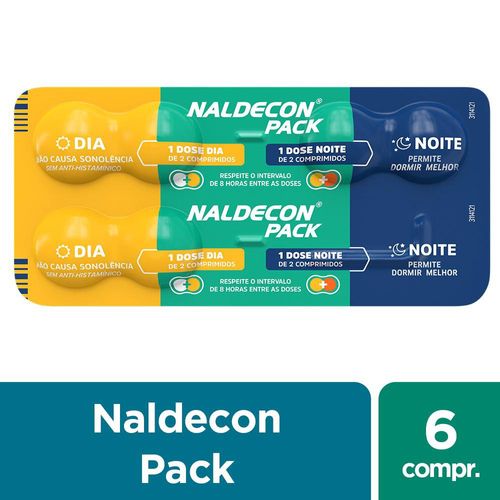 Naldecon Pack Dia e Noite - Blíster 6 comprimidos