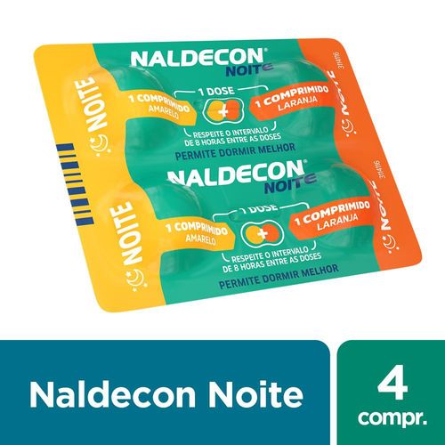 Naldecon Noite - Blíster 4 Comprimidos