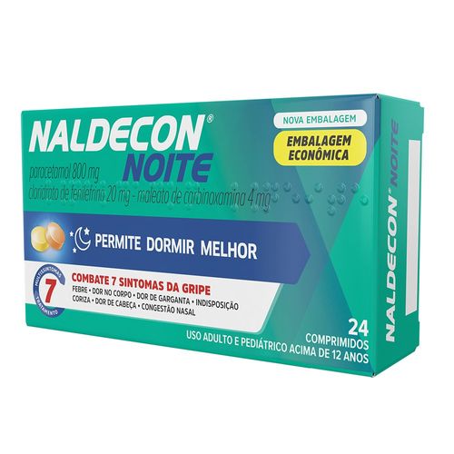 Naldecon Noite - Caixa 24 Comprimidos