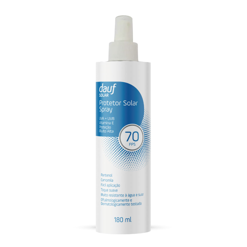 Menor preço em Protetor Solar Dauf Fps 70 Spray 180ml