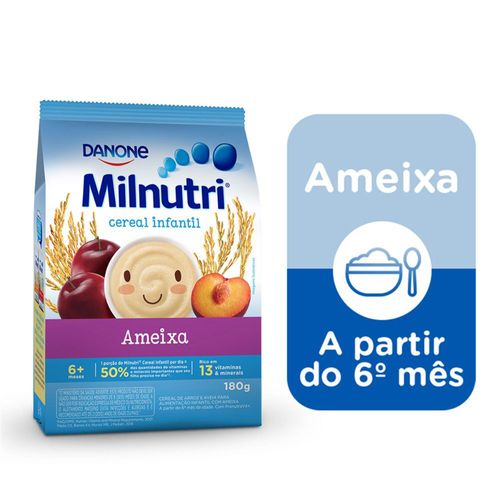 Cereal Infantil Milnutri Ameixa 180g