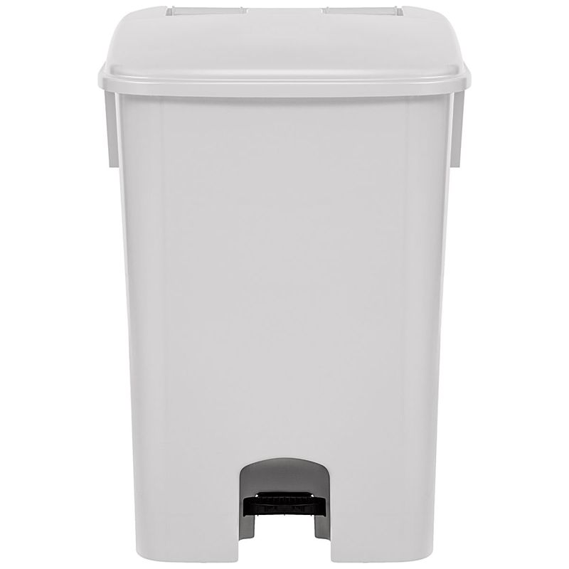 Lixeira com Pedal Bralimpia - Branca - 100 Litros