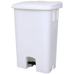 Lixeira com Pedal Bralimpia - Branca - 100 Litros