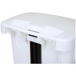 Lixeira com Pedal Bralimpia - Branca - 100 Litros