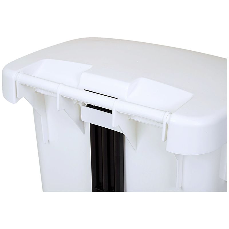 Lixeira com Pedal Bralimpia - Branca - 100 Litros