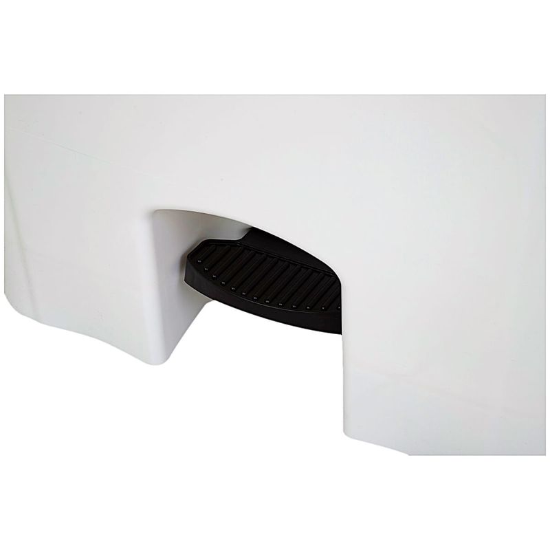 Lixeira com Pedal Bralimpia - Branca - 100 Litros