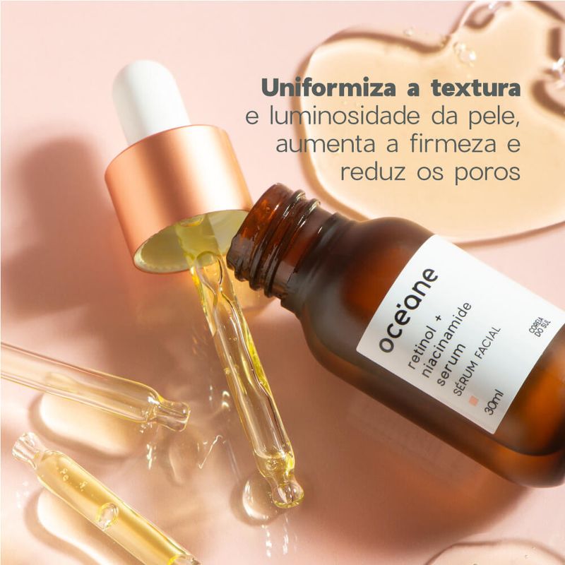 Sérum Facial de Retinol e Niacinamida - Retinol + Niacinamide Serum 30 Ml