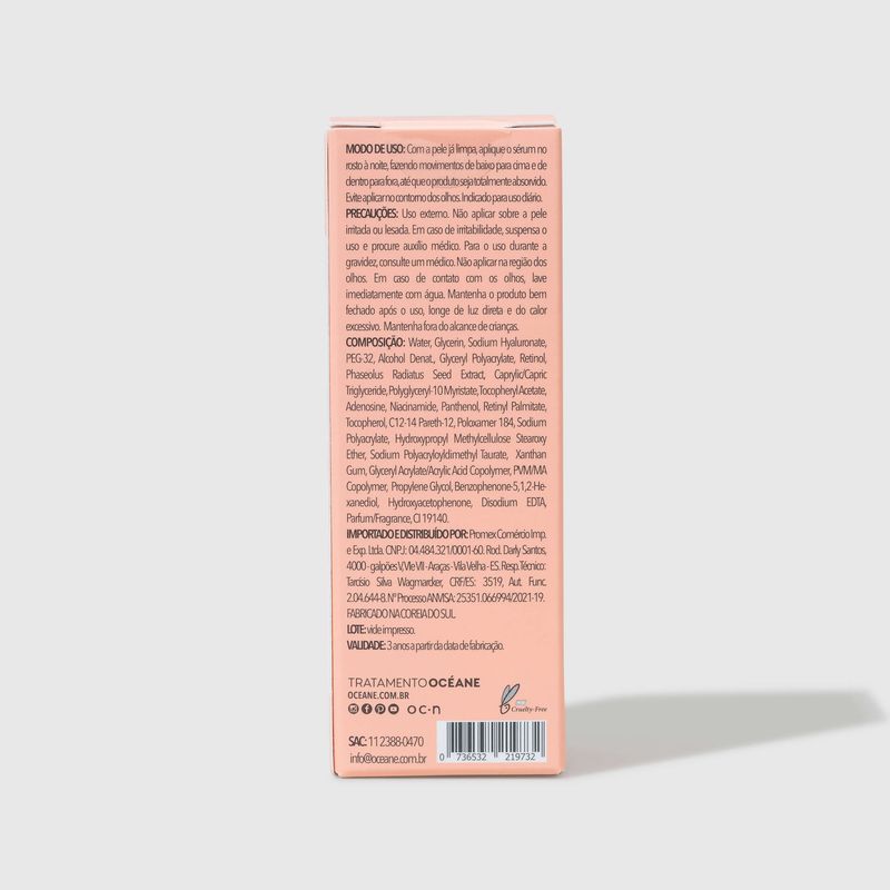 Sérum Facial de Retinol e Niacinamida - Retinol + Niacinamide Serum 30 Ml