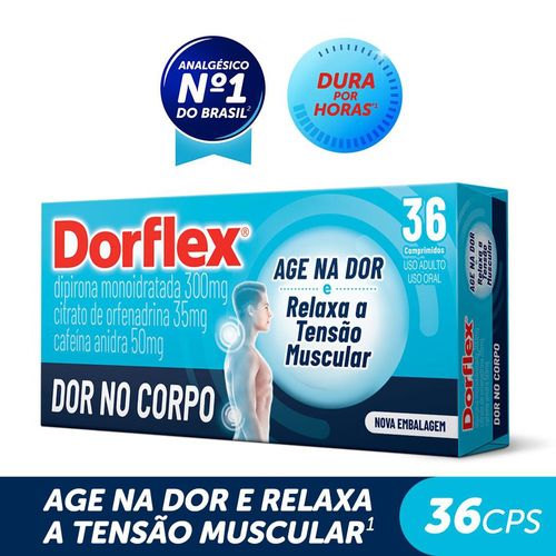Dorflex Analgésico E Relaxante Muscular 36 Comprimidos