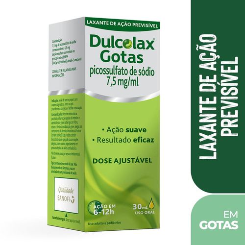 Laxante Dulcolax Gotas 7,5mg/Ml Com 30ml